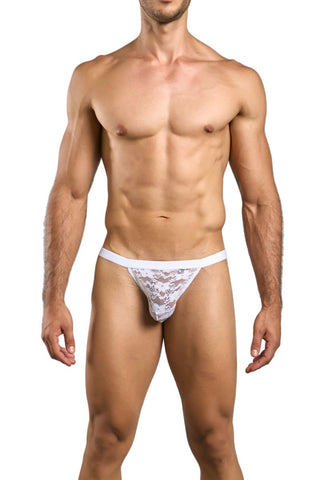 MaleBasics MBL82 Sexy Jockstrap Color White Lace