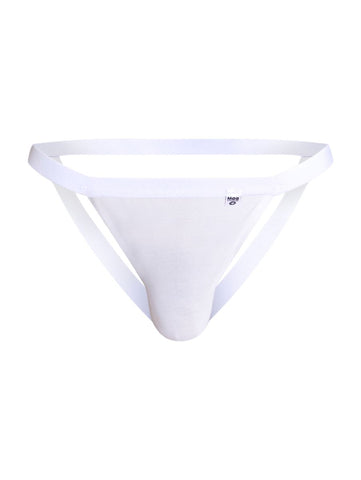 MaleBasics MBL82 Sexy Jockstrap Color White Mesh