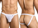 MaleBasics MBL82 Sexy Jockstrap Color White Mesh