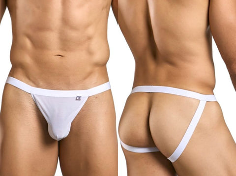 MaleBasics MBL82 Sexy Jockstrap Color White Mesh