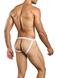 MaleBasics MBL82 Sexy Jockstrap Color White Mesh