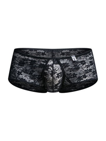 MaleBasics MBL83 Loop Cheeky Trunks Color Black Lace