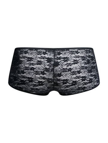 MaleBasics MBL83 Loop Cheeky Trunks Color Black Lace