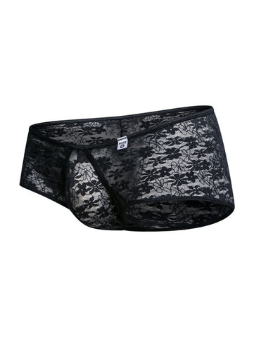 MaleBasics MBL83 Loop Cheeky Trunks Color Black Lace