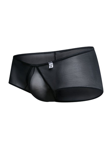 MaleBasics MBL83 Loop Cheeky Trunks Color Black Mesh