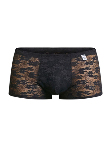 MaleBasics MBL84 Classic Pouch Trunks Color Black Lace