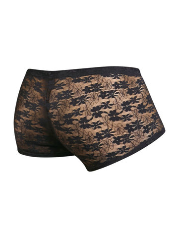 MaleBasics MBL84 Classic Pouch Trunks Color Black Lace