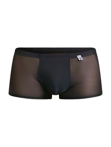 MaleBasics MBL84 Classic Pouch Trunks Color Black Mesh