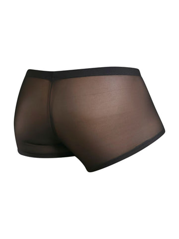 MaleBasics MBL84 Classic Pouch Trunks Color Black Mesh