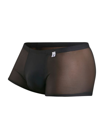 MaleBasics MBL84 Classic Pouch Trunks Color Black Mesh