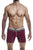 MaleBasics MBM02 Performance Boxer Briefs Color Burgundy