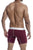 MaleBasics MBM02 Performance Boxer Briefs Color Burgundy