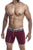 MaleBasics MBM02 Performance Boxer Briefs Color Burgundy