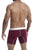 MaleBasics MBM02 Performance Boxer Briefs Color Burgundy