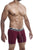 MaleBasics MBM02 Performance Boxer Briefs Color Burgundy