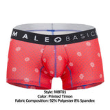 MaleBasics MBT01 3PK Trunks Color Printed Timon