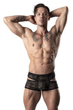 Male Power 126-289 Lucifer Cut Out Short Color Black