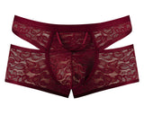 Male Power 126-289 Lucifer Cut Out Short Color Burgundy