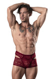 Male Power 126-289 Lucifer Cut Out Short Color Burgundy