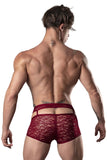 Male Power 126-289 Lucifer Cut Out Short Color Burgundy