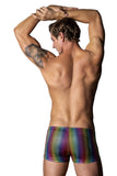 Male Power 132-297 Pack N Play Pocket Short Color Rainbow