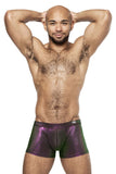 Male Power 143-277 Hocus Pocus Uplift Mini Short Color Purple