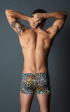 Male Power 143-295 Go Wild Uplift Mini Short Color Multi Animal