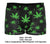 Male Power 145-294 Hazy Dayz Pouch Short Color Pot Leaf