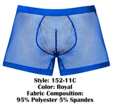 Male Power 152-11C Fishnet 2 Pouch Short Color Royal