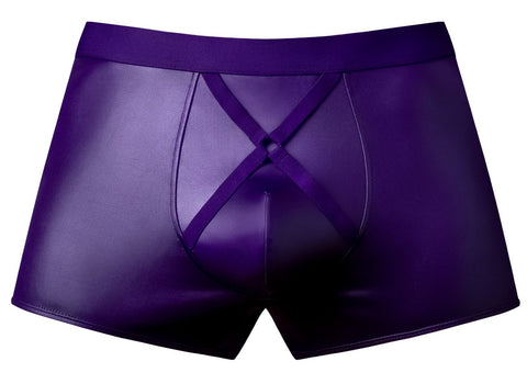 Male Power 152-302 Eggplant Crossover Short Color Plum
