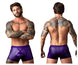Male Power 152-302 Eggplant Crossover Short Color Plum