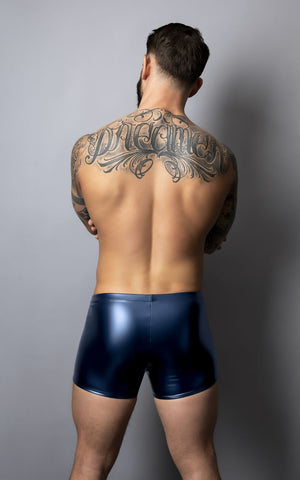 Male Power 153-301 Liquid Onyx 2.0 Pouch Short Color Blue