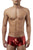 Male Power 153070 Heavy Metal Mini Short Boxer Briefs Color Red