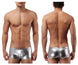 Male Power 153070 Heavy Metal Mini Short Boxer Briefs Color Silver