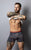 Male Power 160-299 Soo Cumfy Boxer Brief Color Navy-Orange