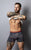 Male Power 160-299 Soo Cumfy Boxer Brief Color Navy-Orange