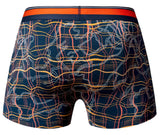 Male Power 160-299 Soo Cumfy Boxer Brief Color Navy-Orange
