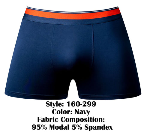 Male Power 160-299 Soo Cumfy Boxer Brief Color Navy