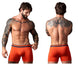 Male Power 160-299 Soo Cumfy Boxer Brief Color Orange