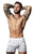 Male Power 160-299 Soo Cumfy Boxer Brief Color White-Black