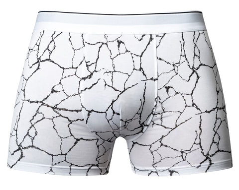 Male Power 160-299 Soo Cumfy Boxer Brief Color White-Black