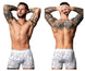Male Power 160-299 Soo Cumfy Boxer Brief Color White-Black