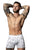 Male Power 160-299 Soo Cumfy Boxer Brief Color White-Black