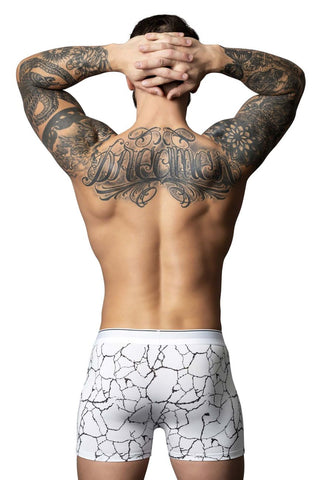 Male Power 160-299 Soo Cumfy Boxer Brief Color White-Black