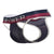 Male Power 237-246 French Terry Cutout Thongs Color Navy