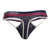 Male Power 237-246 French Terry Cutout Thongs Color Navy