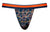 Male Power 349-299 Soo Cumfy Jock Color Navy-Orange