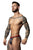 Male Power 349-299 Soo Cumfy Jock Color Navy-Orange