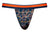 Male Power 349-299 Soo Cumfy Jock Color Navy-Orange