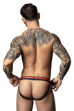 Male Power 349-299 Soo Cumfy Jock Color Navy-Orange